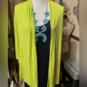 Nwts lane Bryant lime green jacket sz 14/16